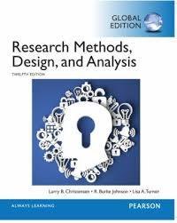 Cover of Research Methods, Design, and Analysis