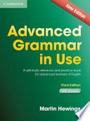 Cover of Advanced Grammar in Use with Answers